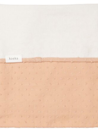 Koeka wiegdeken cotton fleece napa / desert sun