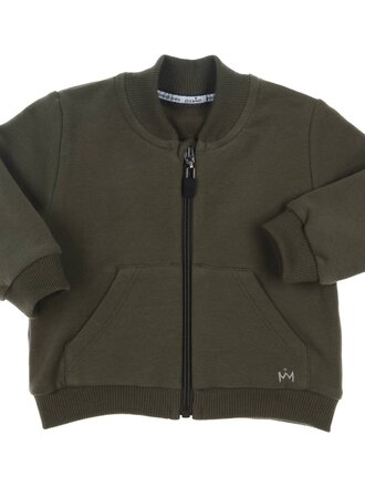 GYMP Cardigan Carbondoux Khaki 350-4885-20 Maat 74