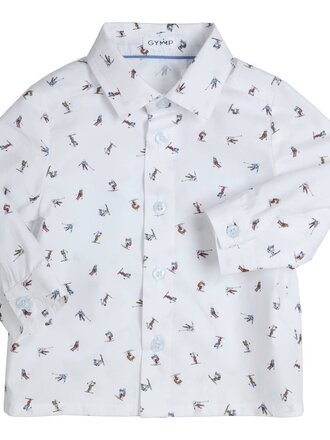 GYMP Shirt Hessel White - Multi 361-4557-20