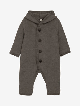 HUTTEliHUT Pram Suit Pixie Wool Fleece(S) Brown 480372
