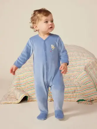 Petit Bateau Kruippakjes blauw space  A0AX9