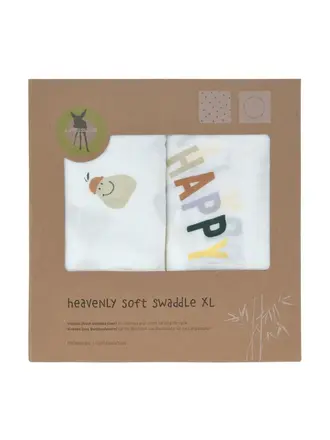 Lassig Heavenly soft Swaddle XL Happy Fruits  Pear,