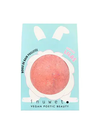 Inuwet Bath Bomb glitter pink lilas