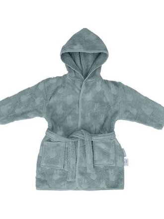 Jollein Badjas Badstof 3-4 jaar Miffy Jacquard Sea Green