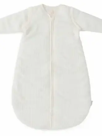 Jollein Slaapzak met afritsbare mouw Rond 110cm Rib Ivory