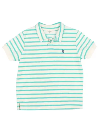 Buho BB TERRY STYPES POLO / POOL GREEN