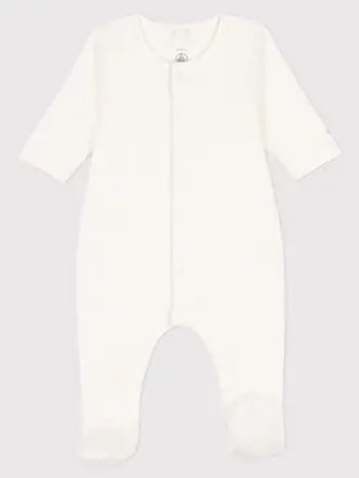 Petit Bateau Dors bien kruippakje wit