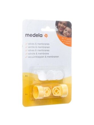Medela Medela / Vacuumset kleppen en membranen incl. 2 kleppen en 6 membranen