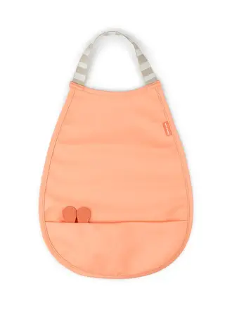 Done by Deer Pull-over bib Raffi Coral