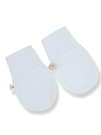 1+ in the family NURA mittens misty-blue