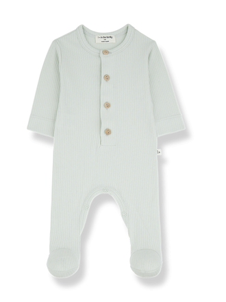 1+ in the family NINO jumpsuit w/feet pale-aqua