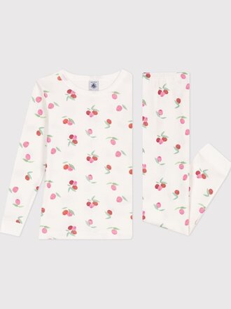Petit Bateau 2 delige pyjama met kersen A0D77