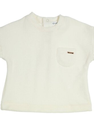 GYMP T-shirt Ido Ruffles Off White 353-5190-10 Maat 68