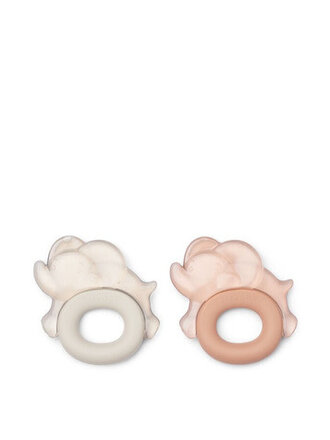 Liewood Rita Elephant Cooling Teether 2-Pack Pale tuscany / Sandy
