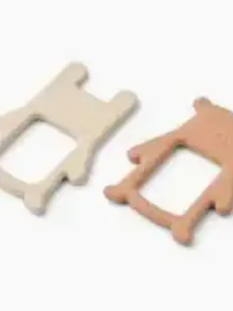 Liewood Jonathan Classic Teether 2-Pack /Tuscany rose / Apple blossom