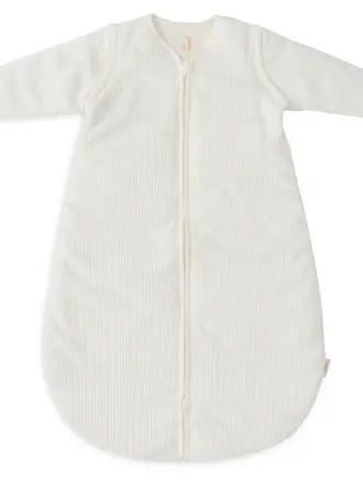 Jollein Slaapzak met afritsbare mouw Rond 90cm Rib Ivory