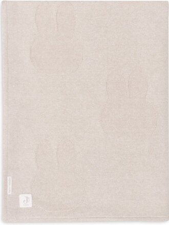 Jollein Deken Wieg 75x100cm Miffy Nougat/Coral Fleece