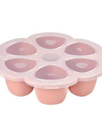 Beaba Multi Porties siliconen 6 porties 150 ml / old pink