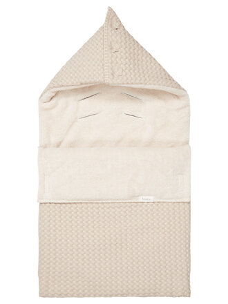 Koeka Voetenzak 0+ 3 punts wafel/teddy Oslo - Sand/Pebble