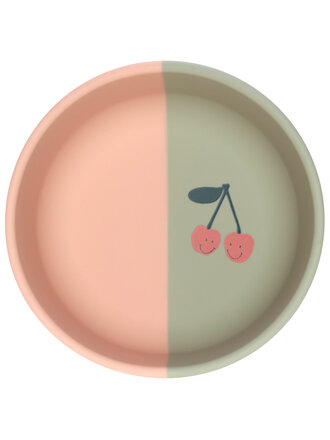 Lassig Silicone Bowl Happy Fruits Cherry