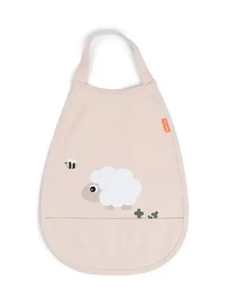 Done by Deer Pull-over bib Tiny farm Powder