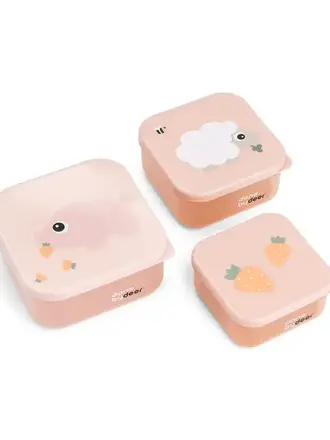 Done by Deer Snack box set 3 pcs Tiny farm Powder