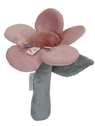 Little Dutch Rammelaar Roze Bloem