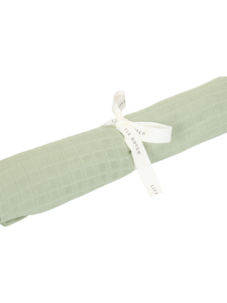Little Dutch Swaddle doek hydrofiel 120 x  120 Pure Sage