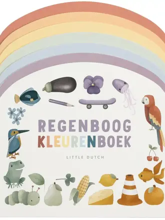 Little Dutch Regenboog kleurenboek
