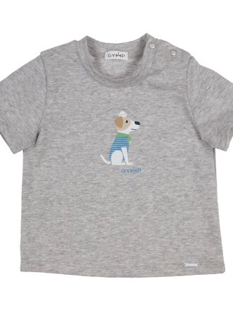 GYMP T-shirt Aerochine / Grey Melange Maat 68