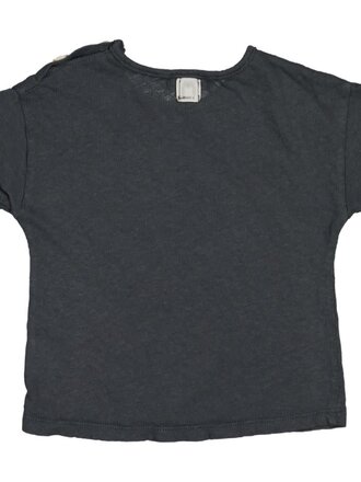 Bean's Barcelona ARBUTUS- Cotton-linen T-shirt / Anthracite 1-3M
