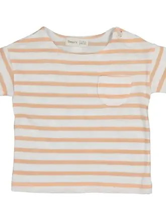 Bean's Barcelona OCEAN-Striped T-Shirt Apricot
