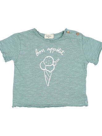 Buho BON APPÉTIT T-SHIRT / SEA PINE 6M