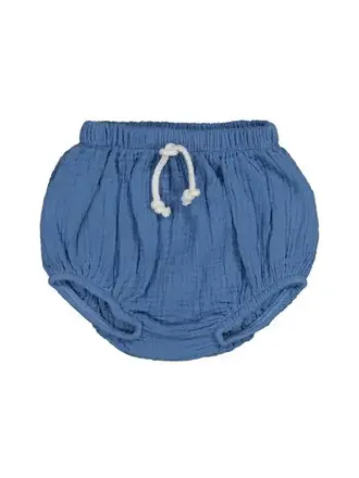 Bean's Barcelona SQUID-Muslin Bloomer Blue Maat 3-6maand