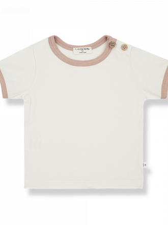 1+ in the family MOU - s.sleeve t-shirt - rose