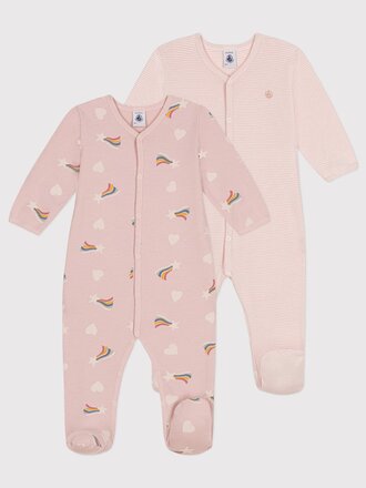 Petit Bateau Kruippakjes roze variant A0AY3