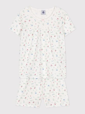 Petit Bateau 2 delige pyjama met bloemetjes A0D4W