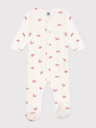 Petit Bateau Slaappakje wit met rode krabben A0CY4