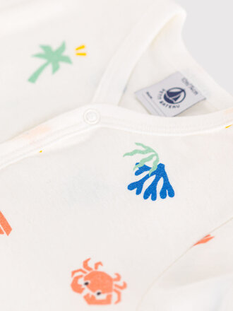 Petit Bateau Zomerpakje met krabben en bootjes A0CU6 Maat 12 maand