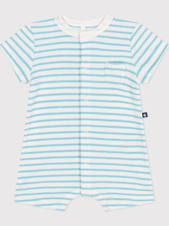 Petit Bateau Zomerpakje spons met blauwe strepen A0CG3