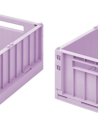 Liewood Weston Storage Box M 2-pack / Light lavender