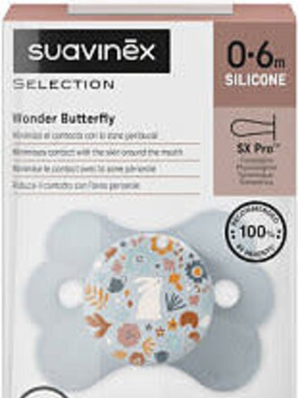 Suavinex WONDERLAND - SILICONEN SYMMETRISCHE FOPSPEEN SXPRO 0/6M - Blauw