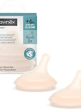 Suavinex 2 * SPENEN VOOR ANTI-KOLIEK FLES Zerø.Zerø Gemiddelde doorstroom/ M Light