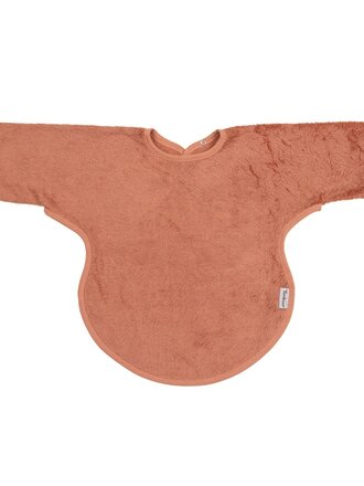 Timboo BIB with sleeves press studs / Sunrise orange