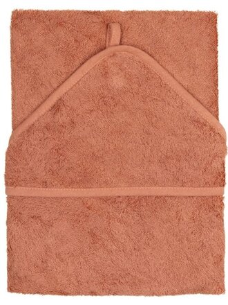 Timboo HOODED TOWEL XXL (95x95cm) / Sunrise Orange