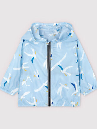 Petit Bateau Windjack van lichtgewicht gerecycled polyamide voor jongens