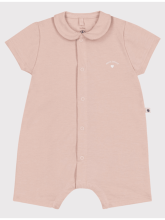 Petit Bateau Zomerpakje roos met kraagje A09HR Maat 50/0 maand