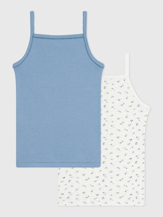 Petit Bateau 2 CHEMISES BRETELLES A0E8G