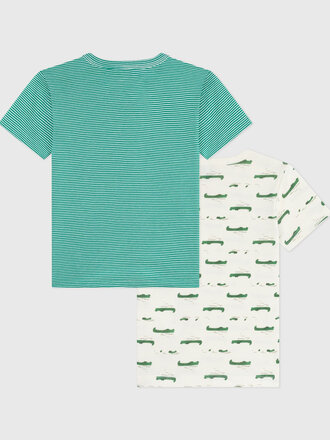 Petit Bateau 2 TEE SHIRTS MC A0EDH