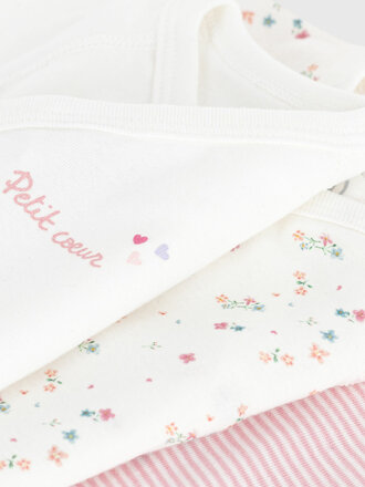 Petit Bateau 3 BODIES NAISS MC A0DZR 2